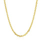 14k Yellow Gold Diamond Cut Cable Link Chain (3.0 mm)