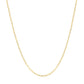 14k Yellow Gold Faceted Cable Link Chain (1.2 mm)