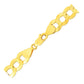 14k Yellow Gold Solid Curb Bracelet (10.00 mm)