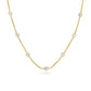 14k Yellow Gold CZ By the Yard Long Links