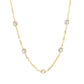 14k Yellow Gold CZ By the Yard Long Links