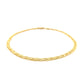 3.5mm 14k Yellow Braided Foxtail Anklet