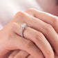 1 Carat Moissanite Diamond Ring Engagement 925 Sterling Silver MFR8344-1