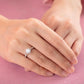 1 Carat Moissanite Diamond Ring Engagement 925 Sterling Silver MFR8344-3