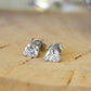 LOS048 - Rhodium 925 Sterling Silver Earrings with AAA Grade CZ  in Clear-3