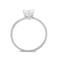 TK3859 - IP Gold(Ion Plating) Stainless Steel Ring with AAA Grade CZ in Clear-2