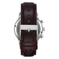 TRNDA STAINLESS STEEL CLASSIC - GRADIENT SEAWEED GREEN DIAL MEN'S WATCH with Brown Leather Band-4