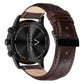 TRNDA STAINLESS STEEL MEN'S WATCH - TIMELESS BLACK & SEAWEED GREEN DIAL with BROWN LEATHER BAND-3