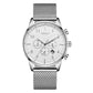 TRNDA TRENDY STAINLESS STEEL MENS WATCH - TIMELESS SILVER MESH & DIAL FASHION STATEMENT-0