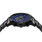 TRNDA STAINLESS STEEL MEN'S WATCH - TIMELESS ELEGANCE WITH DARK BLUE DIAL & BLACK BAND-2