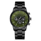 TRNDA MEN'S STAINLESS STEEL TIMEPIECE - ELEGANT GRADIENT SEAWEED GREEN DIAL-0