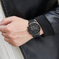 TRNDA BLACK STEEL MEN'S WATCH - TIMELESS STYLE & STRENGTH, UNIQUE CHARCOAL DIAL-1