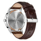 TRNDA STAINLESS STEEL 43MM MEN'S WATCH - TIMELESS ELEGANCE WITH GRADIENT DIAL & LEATHER BAND-3