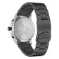 TRNDA STAINLESS STEEL MEN'S WATCH - ELEGANT LIGHT GRAY DIAL & BLACK BAND-2