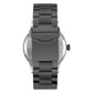 TRNDA STAINLESS STEEL MEN'S WATCH - ELEGANT LIGHT GRAY DIAL & BLACK BAND-3