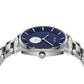 TRNDA STAINLESS STEEL SQUARE WATCH - TIMELESS BLUE DIAL MEN'S FASHION STATEMENT-2