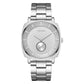 TRNDA SQUARE SILVER STAINLESS STEEL MEN'S WATCH - ELEGANT TIMEPIECE FOR EVERYDAY STYLE-0