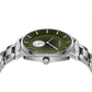 TRNDA SQUARE STAINLESS STEEL TIMEPIECE - SEAWEED GREEN DIAL MEN'S WATCH-2