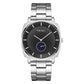 TRNDA SQUARE SILVER STAINLESS STEEL MEN'S WATCH - TIMELESS TRENDSETTER WITH GRADIENT DIAL-0