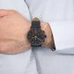 TIMEX Essential Fairfield TW2R26800 - Men's Black Leather & Dial Chronograph Watch-3