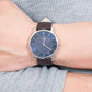 TIMEX CITY COLLECTION METROPOLITAN TW2R49900 - ELEGANT BLUE DIAL & BROWN LEATHER MEN'S WATCH-3