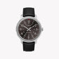 TIMEX Main Street TW2R85500 - CLASSIC BLACK LEATHER MEN'S WATCH WITH BRASS CASE-0