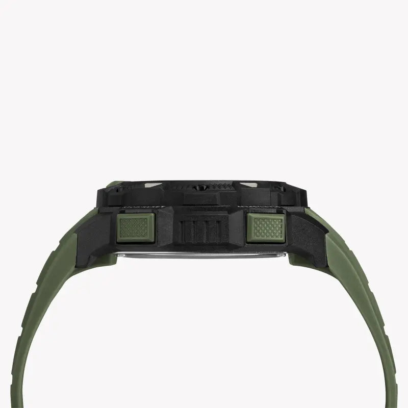 TIMEX Expedition TW4B09300 Men's Rugged Digital Watch - Green Resin Band, INDIGLO Light-1