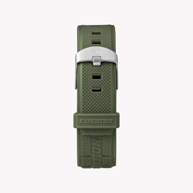 TIMEX Expedition TW4B09300 Men's Rugged Digital Watch - Green Resin Band, INDIGLO Light-2