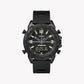 TIMEX EXPEDITION PIONEER TW4B17000 - MEN'S RUGGED BLACK SILICONE & BRASS ADVENTURE WATCH-0