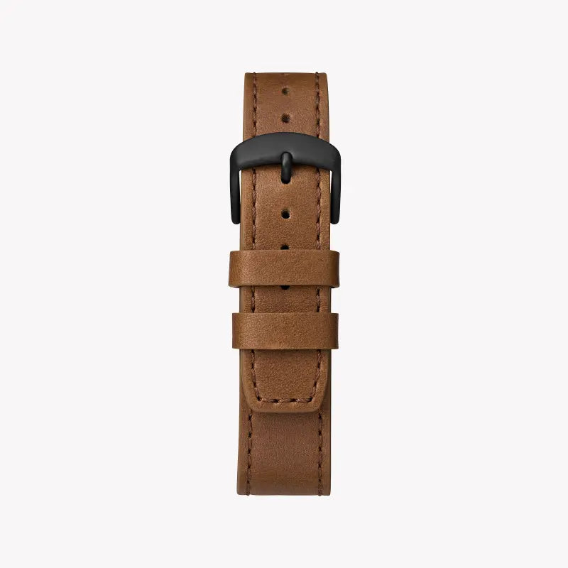 TIMEX EXPEDITION PIONEER - RUGGED MEN'S WATCH WITH BROWN LEATHER STRAP & BLACK DIAL-2