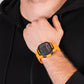 TIMEX Digital Command 47MM Orange Silicone Men's Sports Watch - Shock Resistant & 200M Water Resistant-3