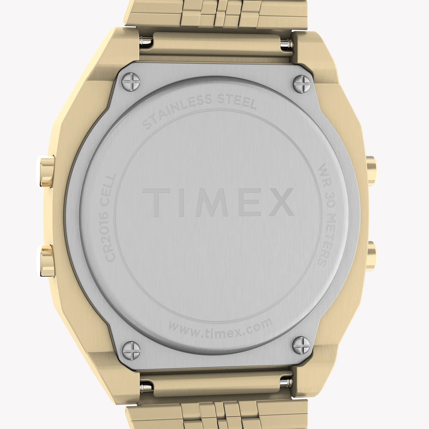 TIMEX T80 GOLD-TONE CHRONOGRAPH - RETRO ELEGANCE MEETS MODERN FUNCTIONALITY Unisex Bracelet Watch-3