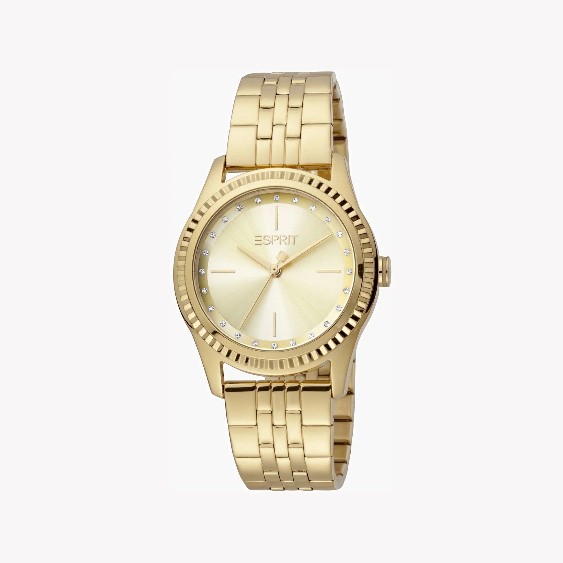 ESPRIT Women's Watch with Gold Stainless Steel Case and Gold Stainless Steel Band-0