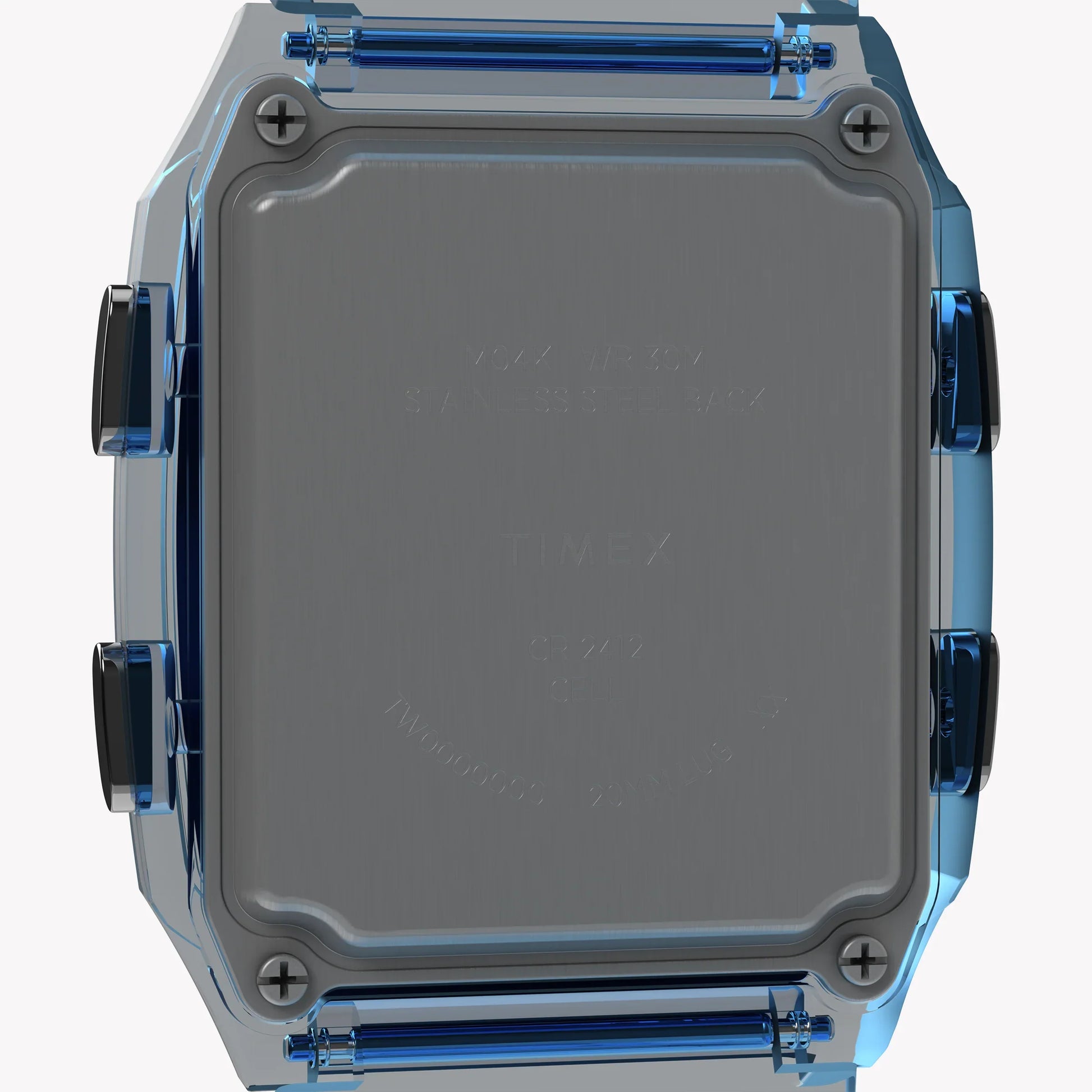 TIMEX Q LCA TRANSPARENT BLUE RETRO DIGITAL WATCH - VINTAGE VIBES REIMAGINED-2