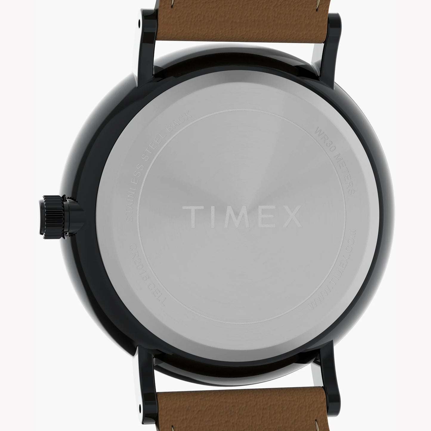 TIMEX SOUTHVIEW BLACK & TAN - ELEGANT VEGAN LEATHER MEN’S WATCH-3