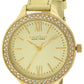 Caravelle New York Metallic Leather Ladies Watch 44L131