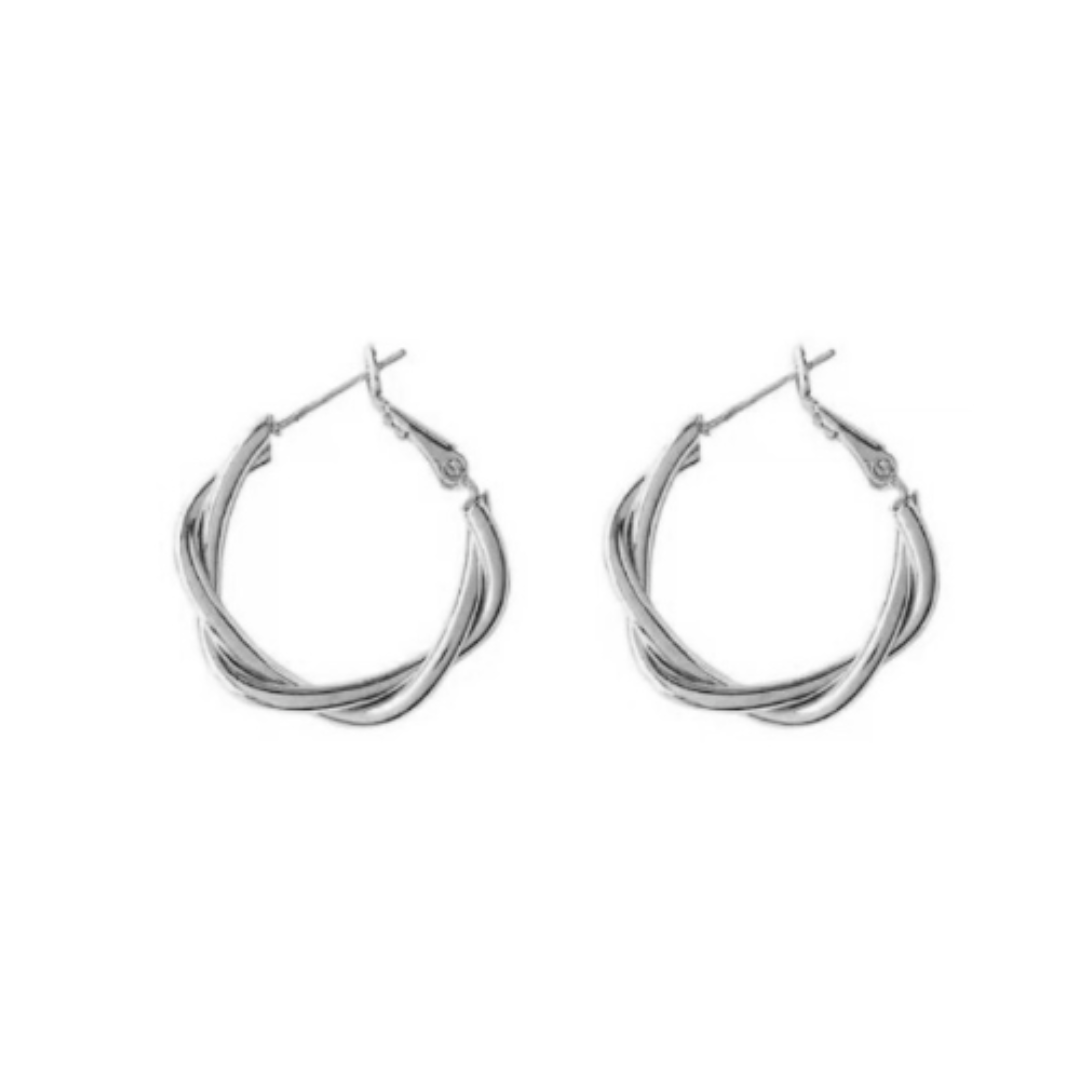 Turn Hoop Earrings-2