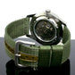 Men'S 5 Automatic Green Dial and Band Made in Japan Watch SNZG09J1