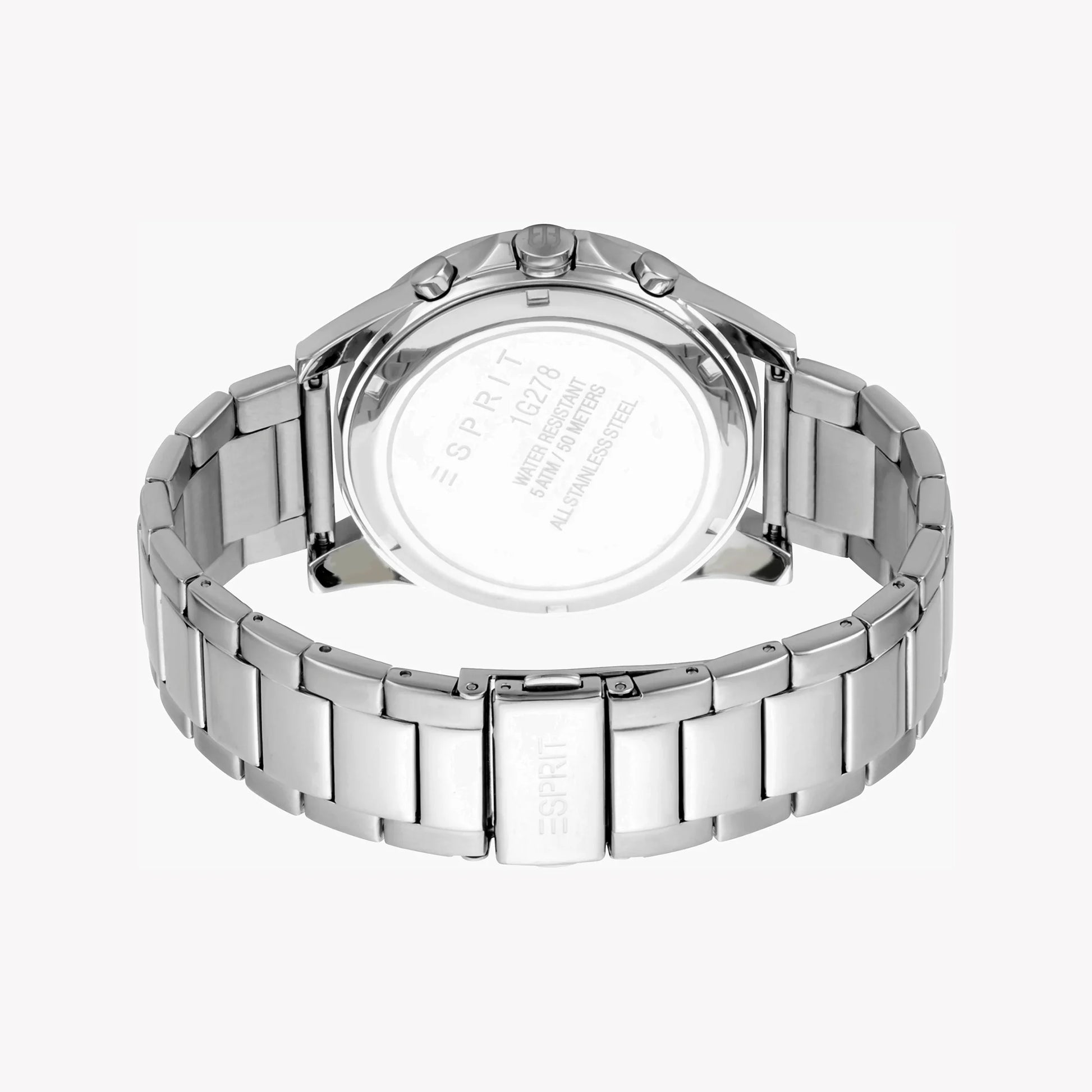 ESPRIT MEN'S TIMELESS ELEGANCE - SILVER STAINLESS STEEL WATCH WITH ROUND DIAL-2