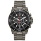 Men'S Gray IP Stainless Steel Chronograph Watch - 98B337