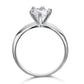 1 Carat Created Diamond Engagement Sterling 925 Silver Ring XFR8027-2