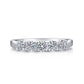 Five Stone Moissanite Diamond Wedding Band 925 Sterling Silver Ring MFR8372-2